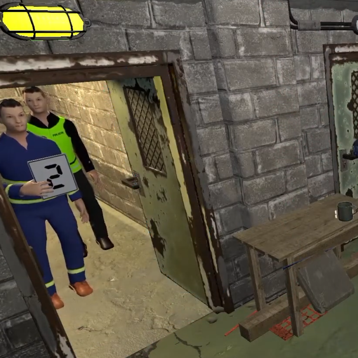 Snímek z aplikace VR Únikovka112